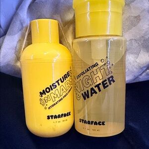 Starface Moisturizer and Exfoliating Night Water Set